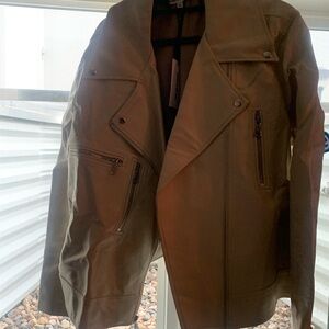 Biker Jacket Faux Leather